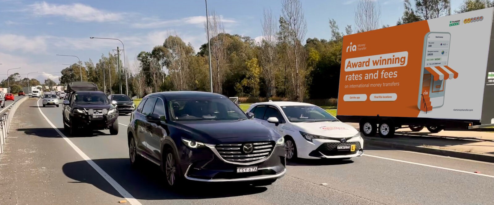 How RIA leveraged a static mobile billboard campaign